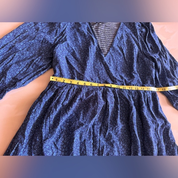 The Nines by HATCH Blue and Black Midi Dress - Picture 9 of 16